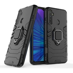 Realme 6 Batman Serisi Yüzük Standlı Armor Kılıf
