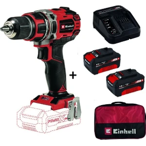 Te-Cd 18/50 Li-I Bl Kömürsüz Darbeli Matkap + 2x4 Ah Akü + Şarj Cihazı + Bez Çanta
