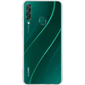Case World Caseworld Huawei Y6P ile Uyumlu Kapak Kamera Korumalı Tıpalı Silikon Şeffaf Kılıf