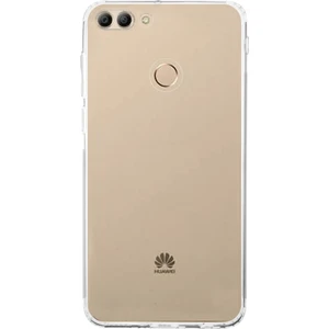 Kzy Huawei Y9 2018 ile Uyumlu Kapak Kamera Korumalı Tıpalı Silikon Şeffaf Kılıf