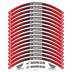 Honda CB 125 F Jant Şeridi Siyah - Kırmızı