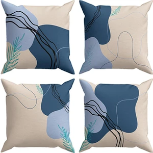 Abstract 4’lü Kırlent Kılıfı Ds61