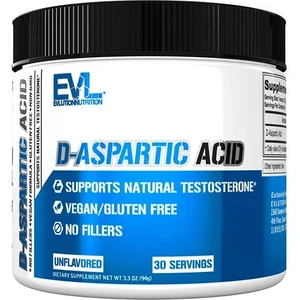 Evlution Nutrition, D-Aspartic Acid, Unflavored, 3.3 Oz (94 G)
