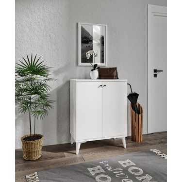 Rosepal Mobilya Mario Beyaz Ayakkabılık Fiyatı - Taksit Seçenekleri