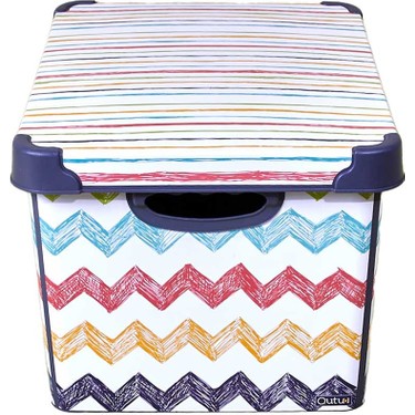 ART COLLECTION 20箱 正規シュリンク付き Qutu Style Box Colored Zigzag Oyuncak Saklama Kutusu - 20 Fiyatı