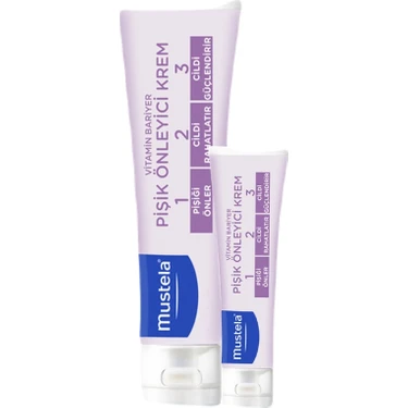 Mustela 1-2-3 Vitamin Barrier Krem 100ML+50ML Hassas Ciltler İçin Koruyucu ve