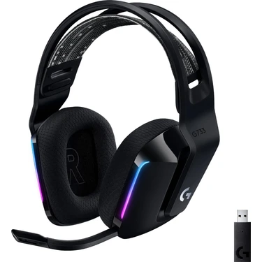 Logitech G G733 Lıghtspeed Rgb Kablosuz 7.1 Surround Ses Oyuncu Kulaklığı - Siyah KUTUSUZ