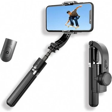 Leyan Creation Telefon El Gimballeri Akıllı Telefon Bluetooth Stabilizatörler Tripodlu Telefon