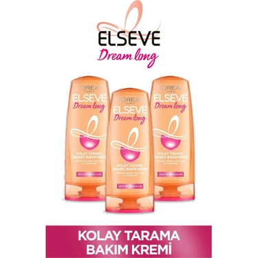 Elseve Dream Long Onarıcı Saç Bakım Kremi 360 ml 3'lü