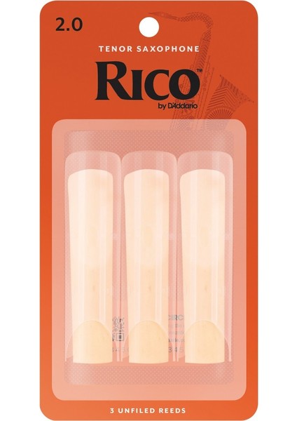 D'addario Woodwinds Rico RKA0320 Tenor Saksafon Kamışı (3 Lü) No:2