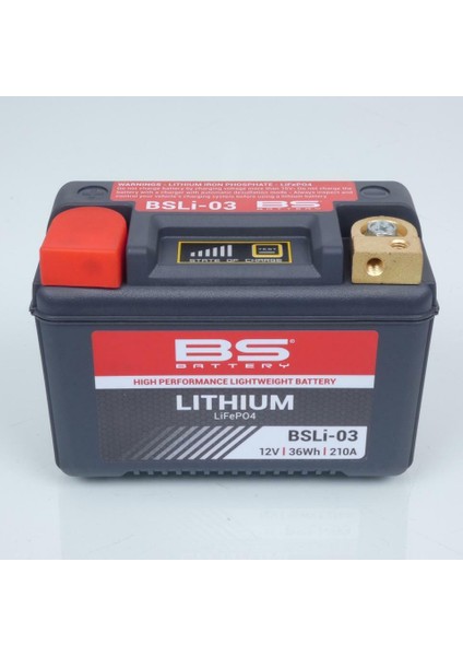 BS Battery Bs Bsli-03 2021-2023 Ducati Monster 937 Uyumlu Akü Lityum Akü