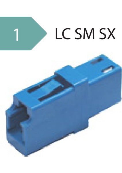 Foptek Lc Sm Sx Fiber Optik Adaptör
