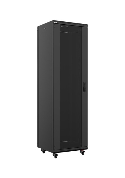 12U 19" Mıtra Foptek 600X800X719 Lın-Xn Serısı Dıkılı Tıp Kabınet On Cam / Arka Metal Kapak W:600MM D:800MM