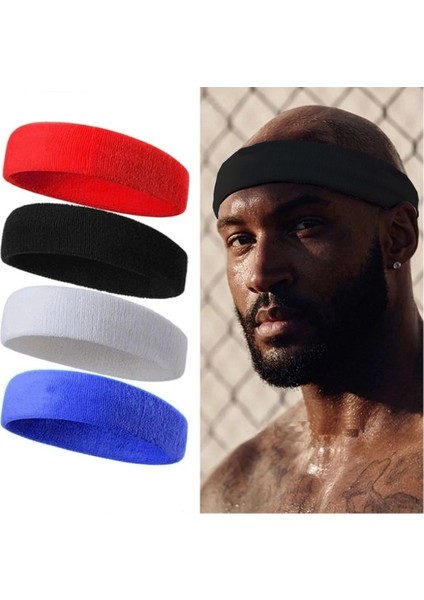 Slipt Sporcu Havlu Kafa Bandı Ter Bandı Headband Tenis Saç Bandı