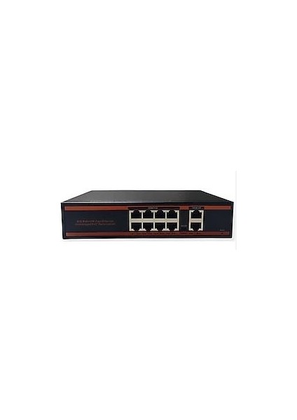 ND1PG0822 8 Port Poe+ 10-100 Mbps 2 Port 10-100-1000 Mbps Uplink 2 Port Sfp Switch 150W