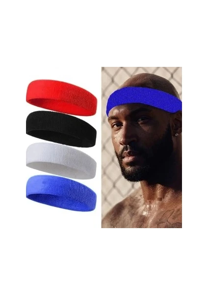 Slipt Sporcu Havlu Kafa Bandı Ter Bandı Headband Tenis Saç Bandı