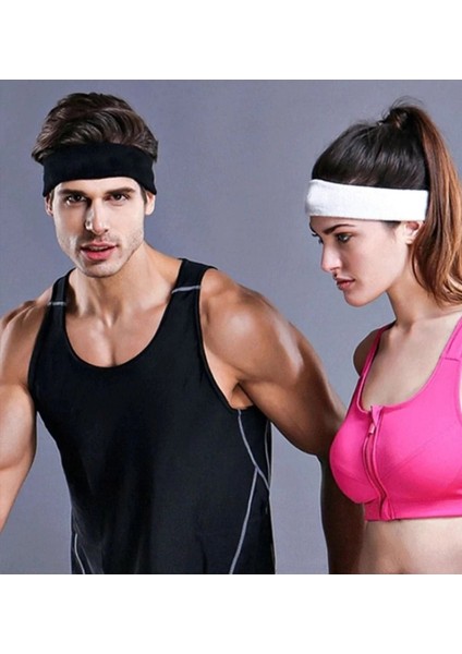 Slipt Sporcu Havlu Kafa Bandı Ter Bandı Headband Tenis Saç Bandı