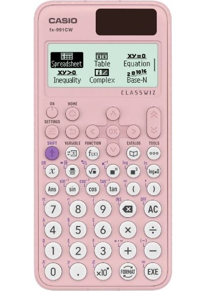 FX-991CW-W-DT Classwiz Pembe Bilimsel Fonksiyonlu Hesap Makinesi