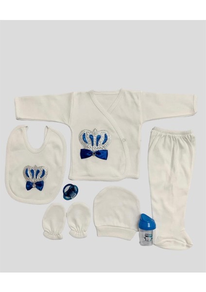 Bebe Erkek Taşlı Emzik 7 Li Hastane Cıkışı Yeni Doğan Zıbın Set fırsatları