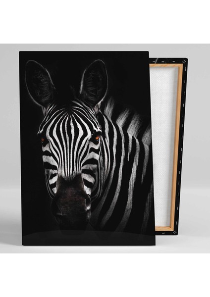 Zebra Çizgili Asil Hayvan Orman Doğa Kanvas Tablo fiyatları