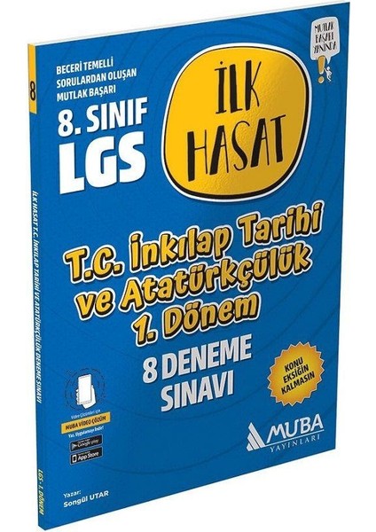 8. Sınıf LGS Tc Inkılap Tarihi ve Atatürkçülük 1. Dönem Ilk Hasat 10 Deneme