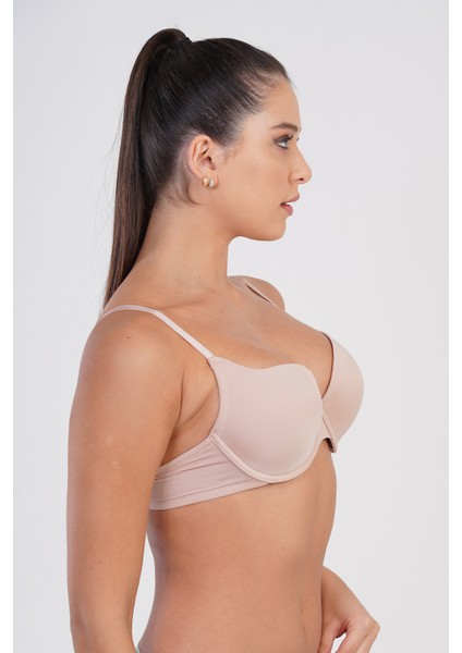 NEWBRA LINGERIE  Kadın Dolgusuz B Cup Desteksiz Sütyen