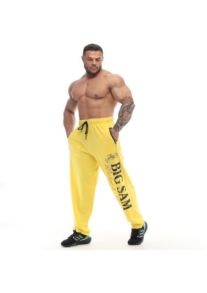 Big Sam Loose Fit Erkek Eşofman Altı Fermuarlı Gym Pantolon Big Sam PNT1369