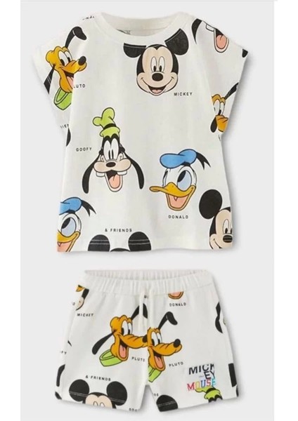 Çocuk Mickey Friend Baskılı Ikili Takım10 modelleri
