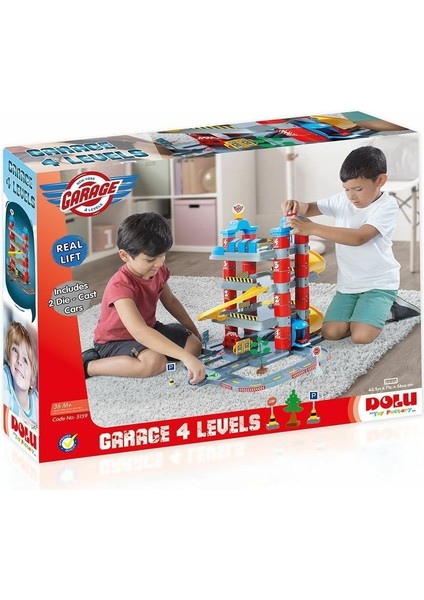 Dolu Oyuncak 5159 4 Katlı Garaj -Dolu