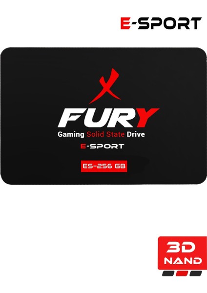 E-Sport 256 GB 550MB-500MB/S Sata3 2,5 Gaming SSD