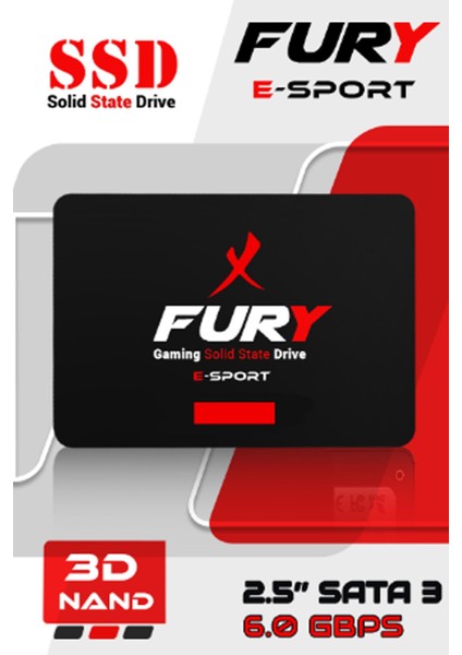 E-Sport 256 GB 550MB-500MB/S Sata3 2,5 Gaming SSD