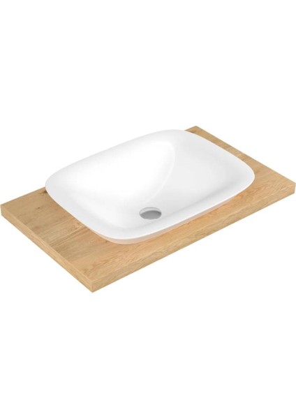 Hera Tezgah Üstü Çanak Lavabo 46X60 cm HR33DXS110H