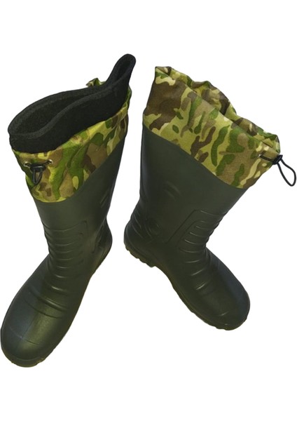 Su Geçirmez Hafif Kaucuk Çizme Haki Corablı fiyatları