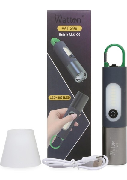 WT-298 Type-C Girişli 750 Lümen Şarjlı Kamp Lambası fırsatları