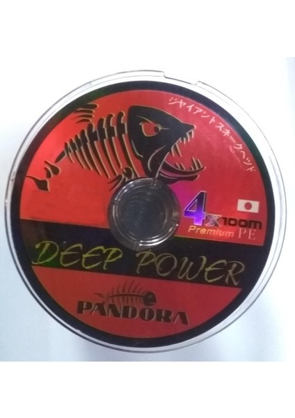 Pandora Deep Power 4x 100M Ip Misina DİA.0.31MM Test: 25.0 kg