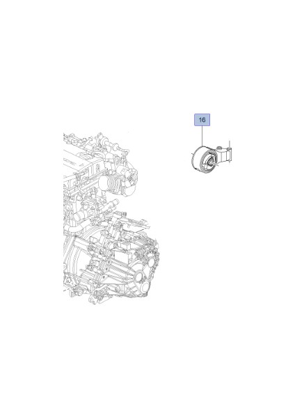 Insignia A 1.6 - 2.0 Motor Arka Kulağı Dk