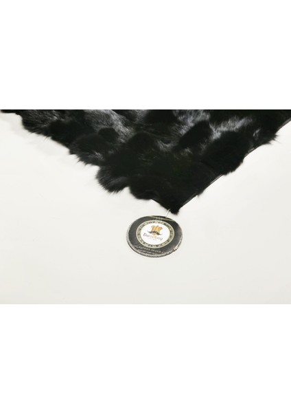 Siyah Doğal Kürk Halı 200 x 300 cm fırsatları