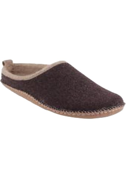 Keçe Kaymaz Sessiz Tabanlı Kadın Ev Terliği