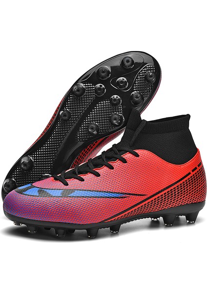 Yetişkin Profesyonel Fg Futbol Ayakkabıları Kaymaz Uzun Başak Futbol Kramponları Genç Çocuklar Yüksek Ayak Bileği Kramponları Çim Futbol Sneakers (Yurt Dışından) fiyatları
