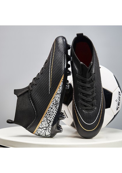 Krampon Erkek Futbol Ayakkabısı Cleats Fg Futbol Sneaker Futbol Ayakkabısı Erkek Futsal Antrenman Ayakkabısı (Yurt Dışından)