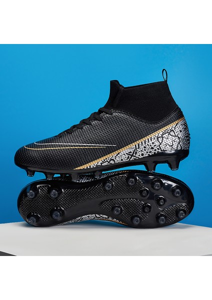 Krampon Erkek Futbol Ayakkabısı Cleats Fg Futbol Sneaker Futbol Ayakkabısı Erkek Futsal Antrenman Ayakkabısı (Yurt Dışından)