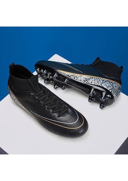 Krampon Erkek Futbol Ayakkabısı Cleats Fg Futbol Sneaker Futbol Ayakkabısı Erkek Futsal Antrenman Ayakkabısı (Yurt Dışından)