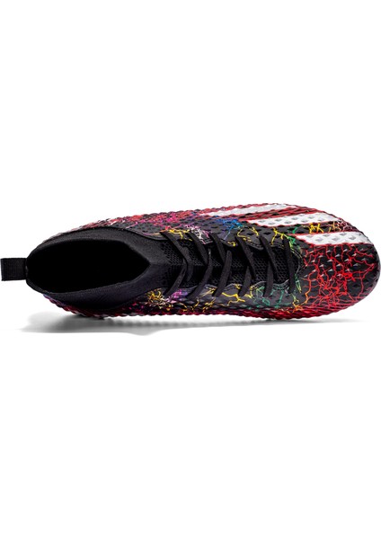 Açık Yetişkin Profesyonel Erkekler Futbol Ayakkabıları Uzun Sivri Fg Yüksek Ayak Bileği Çocuk Futbol Kramponları Kaymaz Eğitim Maç Sneakers (Yurt Dışından) fiyatları