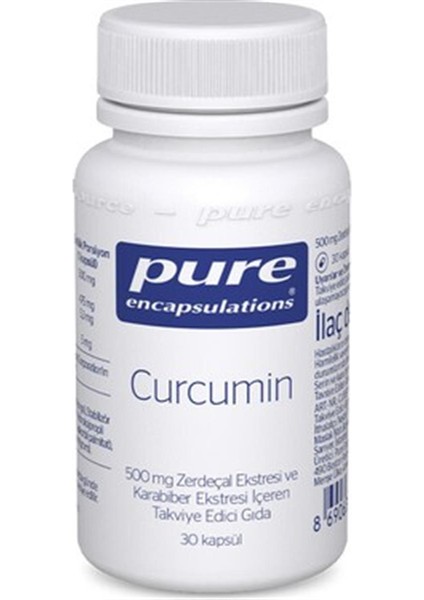 Pure Encapsulations Pure Curcumin Zerdeçal ve Karabiber Ekst. 30 Kapsü