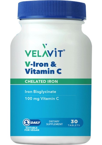 V-Iron & Vitamin C 30 Tablet