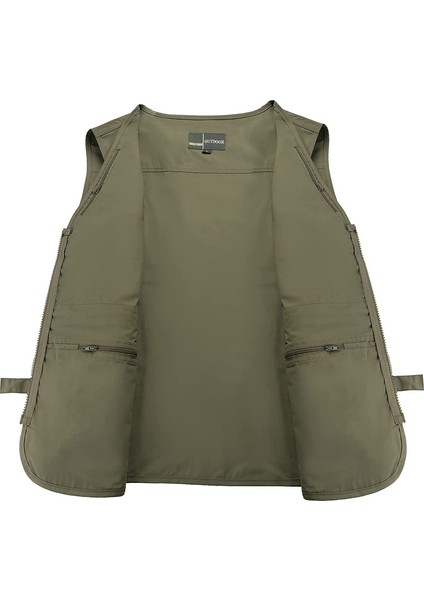 Erkek Çok Cepli Spor Ceket Yelek (Ordu Yeşili 5) (Yurt Dışından) fırsatları