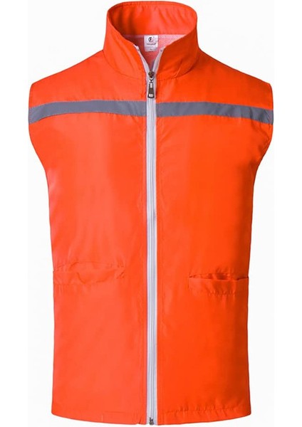 Üniforma Güvenlik Yeleği Turuncu L (Yurt Dışından)