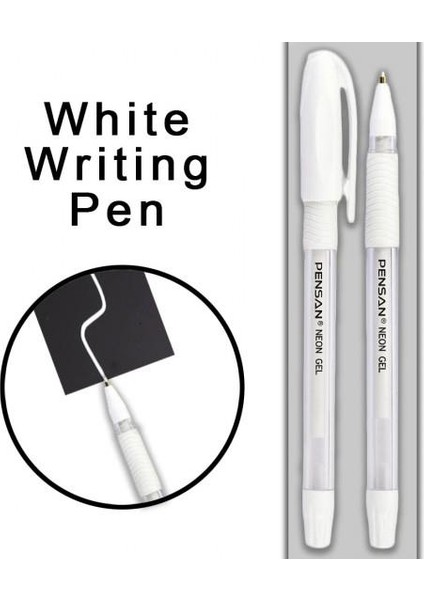 Beyaz Jel Kalem Dekoratif Hediyelik