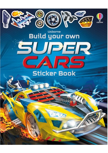 Build Your Own Supercars Sticker Book Usborne