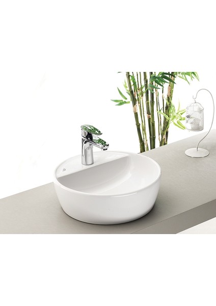 Cerastyle One 42 cm Tezgah Üstü Çanak Lavabo